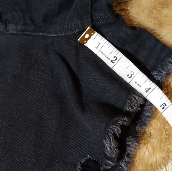 We the Free Washed Black Cut Off Shorts - Picture 8 of 8